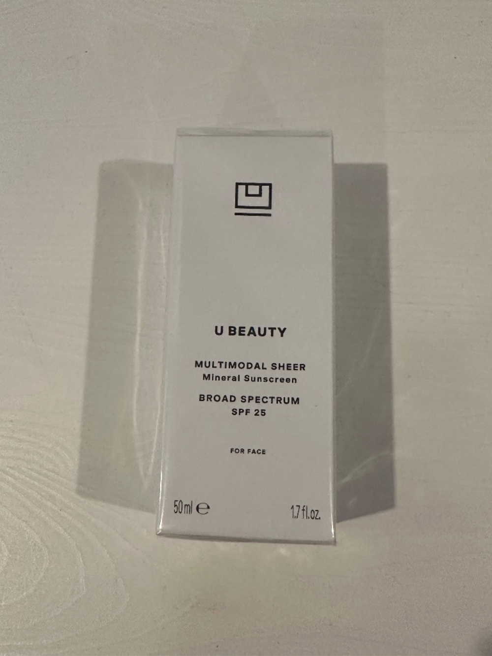 U Beauty Multimodal Sheer Mineral Sunscreen SPF 25 50ml 1.7oz New Sealed